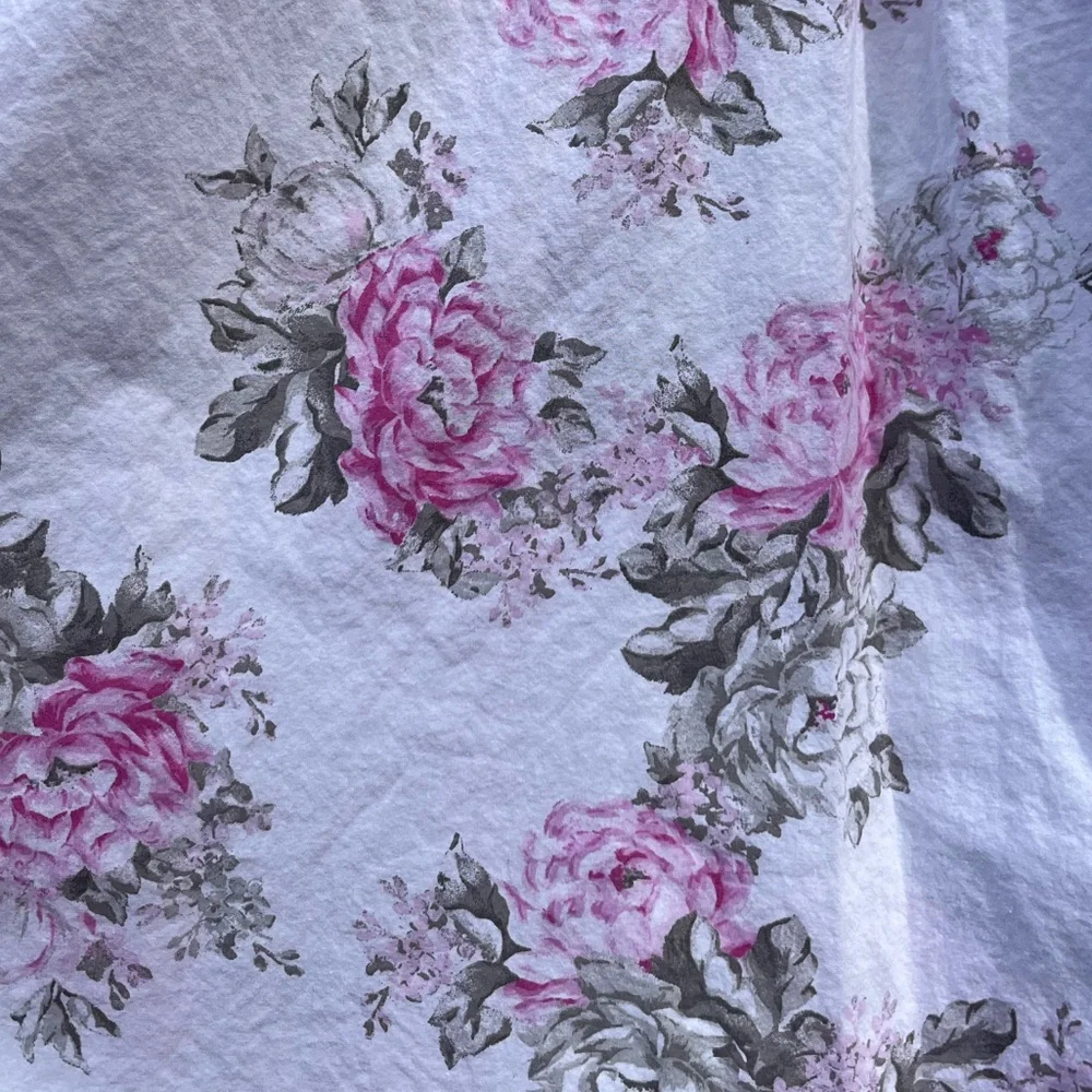 2021 Eileen West Floral Ruffle Nightgown Lace & Ribbon Trim Coquette Cottagecore - Picture 15 of 16